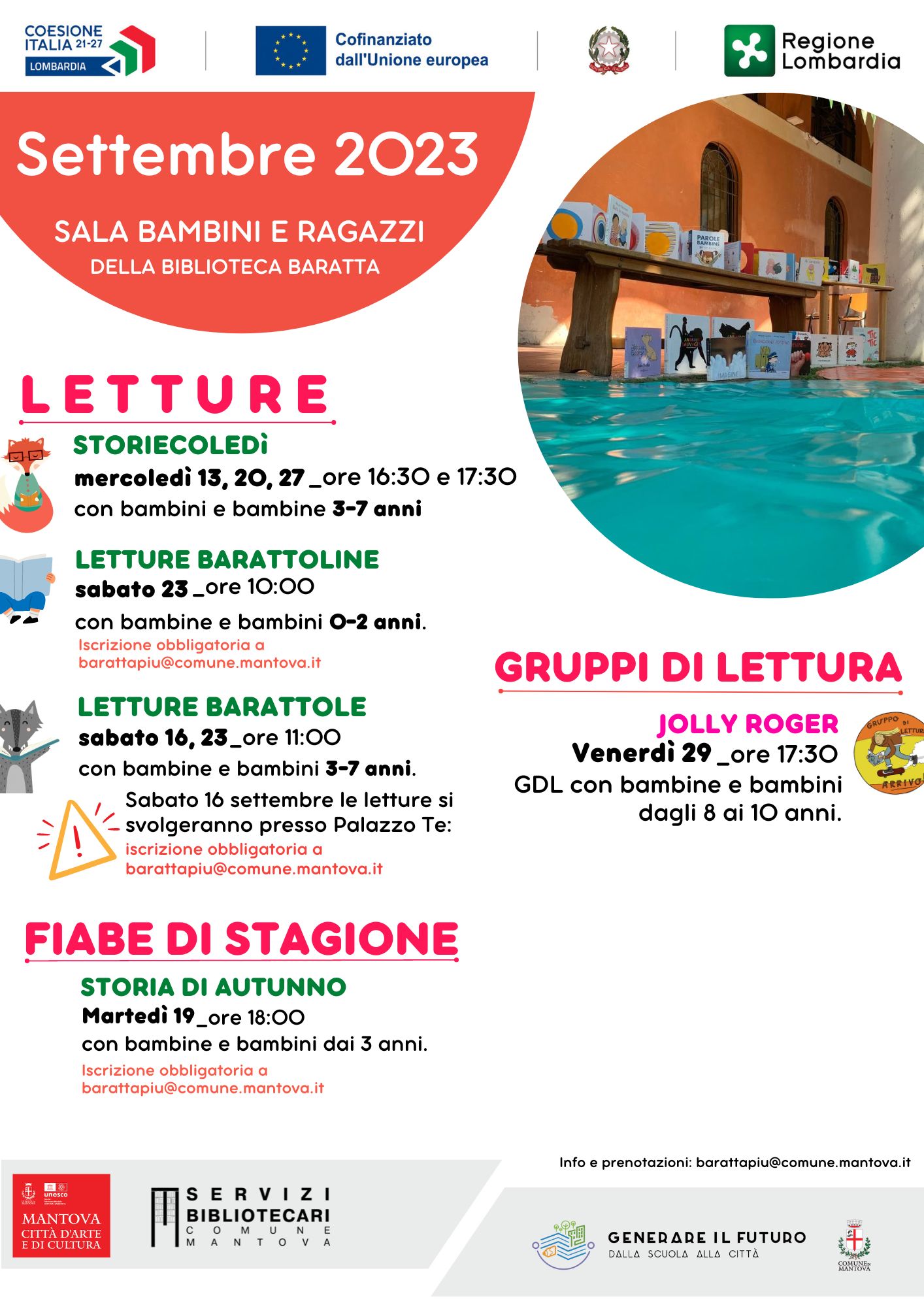Mensile Sala Bambini e Ragazzi settembre23